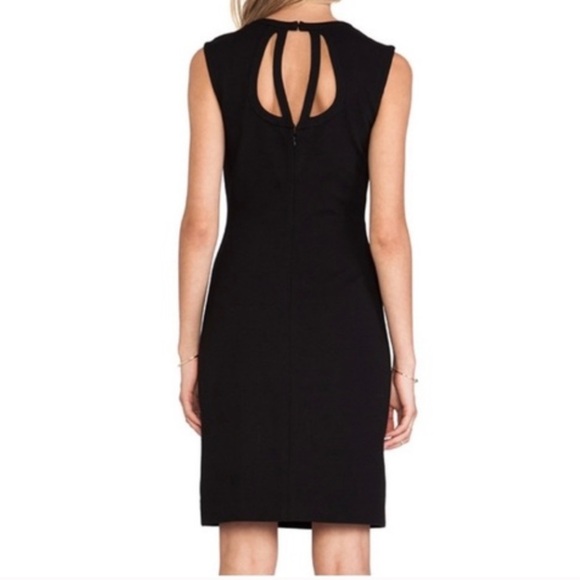 DVF Amy little black dress strappy cage straps Size 10. - Picture 2 of 6